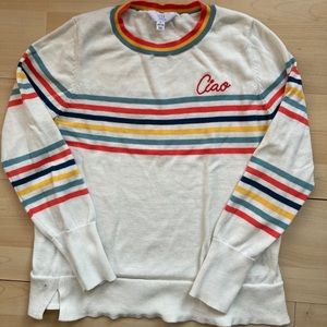 Rainbow Striped Sweater